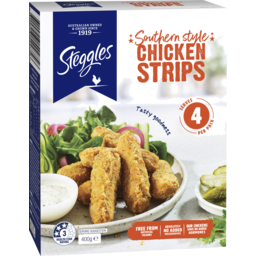 Photo of Steggles Southern Style Chicken Strips 400g 400g