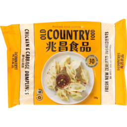 Photo of Old Country Food Chicken & Cabbage Dumplings Family Size Pack 30)