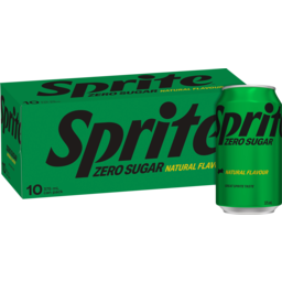 Photo of Sprite No Sugar Lemonade Soft Drink Multipack Cans 10.0x375ml