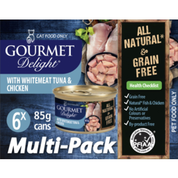 Photo of Gourmet Delight Whitemeat Tuna With Chicken Breast Cat Food