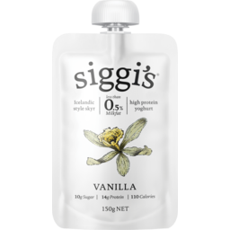 Photo of Siggi's Yoghurt Pouch Vanilla 150g