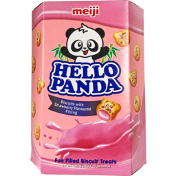 Photo of Meiji Hello Panda Strawberry Lare