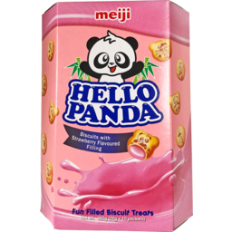 Photo of Meiji Hello Panda Strawberry Large