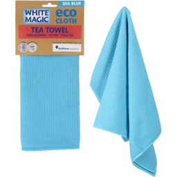 Photo of W/Magic Tea Towel Sea Blue 1s