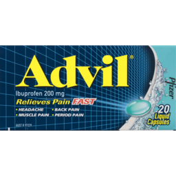 Photo of Advil Ibuprofen Liquid Capsules 20 Pack