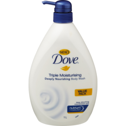 Photo of Body Wash, Dove Triple Moisturising 1 litre