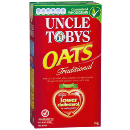 Photo of Uncle Tobys Oats Traditional Rolled Oats For Porridge 1kg 1kg