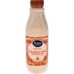 Photo of Puhoi Valley Flavoured Milk Caramel & White Chocolate 750ml