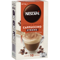 Photo of Nescafe Strong Cappuccino Coffee Sachets 10 Pack 10pk