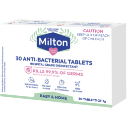 Photo of Milton 30 Anti-Bacterial Tablets 30pk