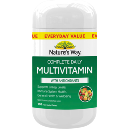 Photo of Natures Way Complete Daily Multivitamin Film Coated Tablets 100 Pack
