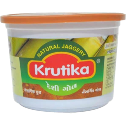 Photo of Krutika Natural Jaggery 900g Best Before - 31/01/2024