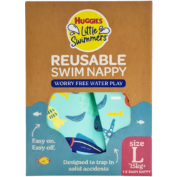 Photo of Huggies Little Swimmers Large Reusable Swim Nappy Single Pack