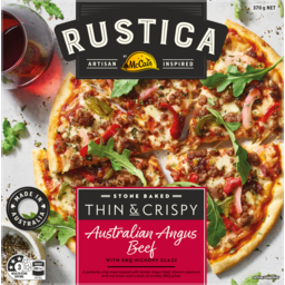 Photo of Mccain Rustica Australian Angus Beef Thin & Crispy Pizza