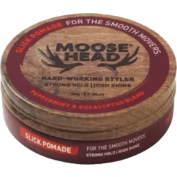 Photo of Moosehead Slick Pomade Peppermint & Eucalyptus Blend Strong Hold High Shine