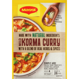 Photo of Maggi Mild Korma Curry Recipe Base 35g X 15 35g