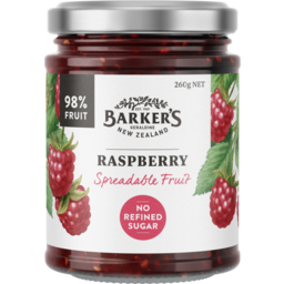 Photo of Barkers Spreadable Fruit Raspberry No Refined Sugar