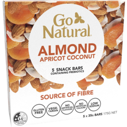 Photo of Go Natural Almond Apricot Coconut Bars 5 Pack 175g