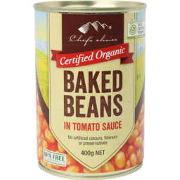 Photo of Chef's Choice Organic Baked Beans 400g