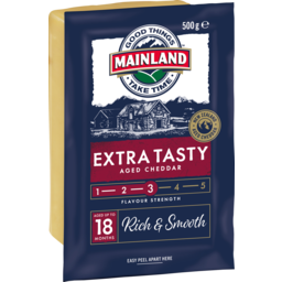 Photo of 	Mainland Cheese Extra Tasty Block 500g