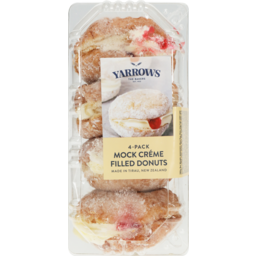 Photo of Yarrows Donuts Mock Cream Filled 4 Pack