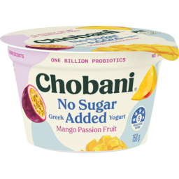 Photo of Chobani Mango Passion Fruit Greek Yogurt No Added Sugar 150g