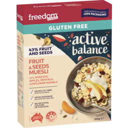 Photo of Freedom Classic Active Balance Cereal Fruit & Seeds Muesli 500g 500g