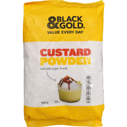Photo of Black & Gold Custard Powder