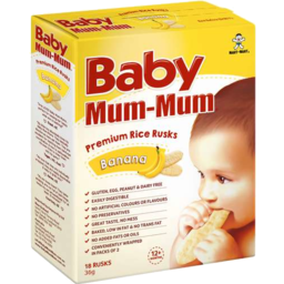 Photo of Baby Mum-Mum Rice Rusks Banana 36gm