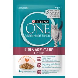 Photo of Purina One Cat Food Urinary Care with Chicken In Gravy 70g