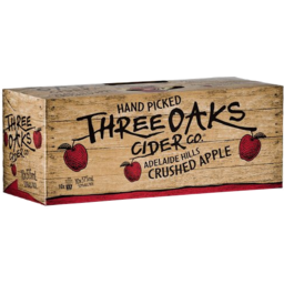 Photo of Three Oaks Cider Apple 8% 3x10x375ml