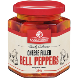Photo of Sandhurst Cheese Filled Belle Peppers 280g