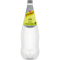 Photo of Schweppes Zero Sugar Lime Infused Mineral Water Bottle