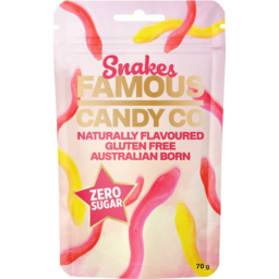 Photo of Famous Candy Co Sugar Free Snakes