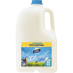 Photo of Dairy Farmers Lite White Milk 3l (6/Cr) Bottle 3l