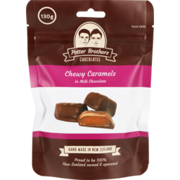 Photo of Potter Brothers Chewy Caramels In Milk Chocolate