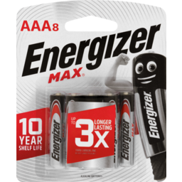 Photo of Energizer Max Alkaline Batteries Aaa Value 8pk