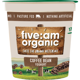 Photo of Five:Am Organic Coffee Bean Yoghurt 170g 170g