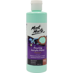 Photo of Mm Prem Pouring Acrylic Paint - Mint Green