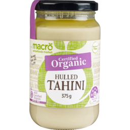 Photo of Macro Organic Tahini Hulled 375g