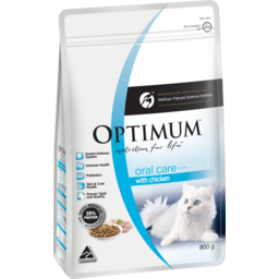 Photo of Optimum Oral Care Dry Cat Food With Chicken Bag