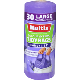 Photo of Multix Colour Scents Tidy Bags Lavender Large 30