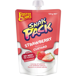 Photo of Foster Clark Snack Pack Strawberry 120gm