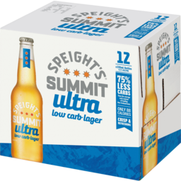 Photo of Speight's Summit Ultra Low Carb Lager 12x330ml Bottles