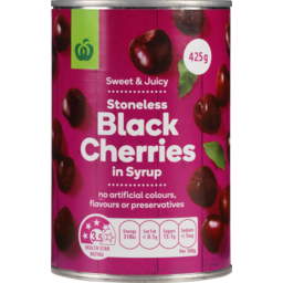 Photo of Select Black Cherries Stoneless In Syrup