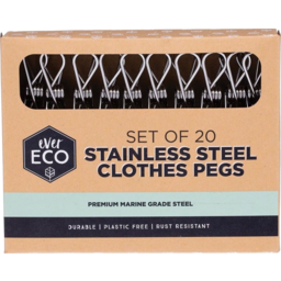 Photo of Ever Eco Stainless Steel Pegs (20)