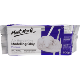 Photo of Mm Premium Air Hardening Modelling Clay - White 500gsm