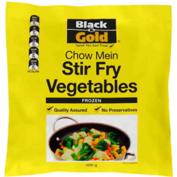 Photo of Black & Gold Chow Mein Stir Fry Vegetables