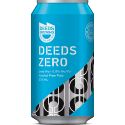 Photo of Deeds Zero Pale Ale Can 375ml