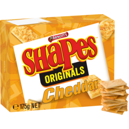 Photo of Arnott's Shapes Originals Cracker Biscuits Cheddar